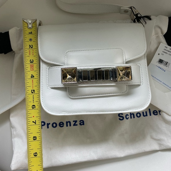 Proenza Schouler PS1 Mini White crossbag ready for summer NWT - Picture 3 of 9